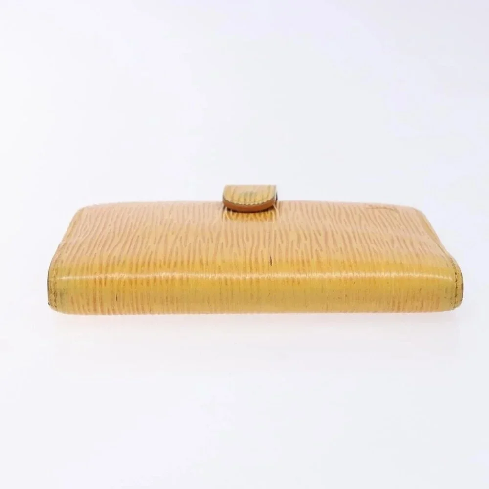 LOUIS VUITTON Epi Agenda PM Day Planner Cover Yellow R20059 LV Auth 139610